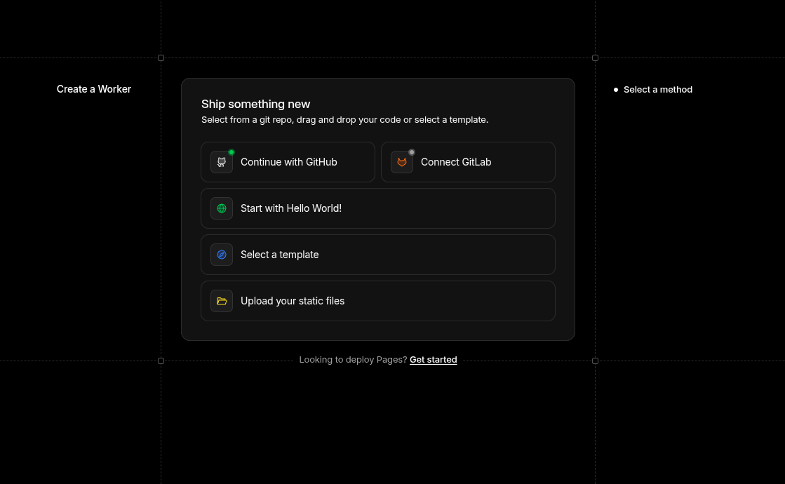 Create Cloudflare Pages Project